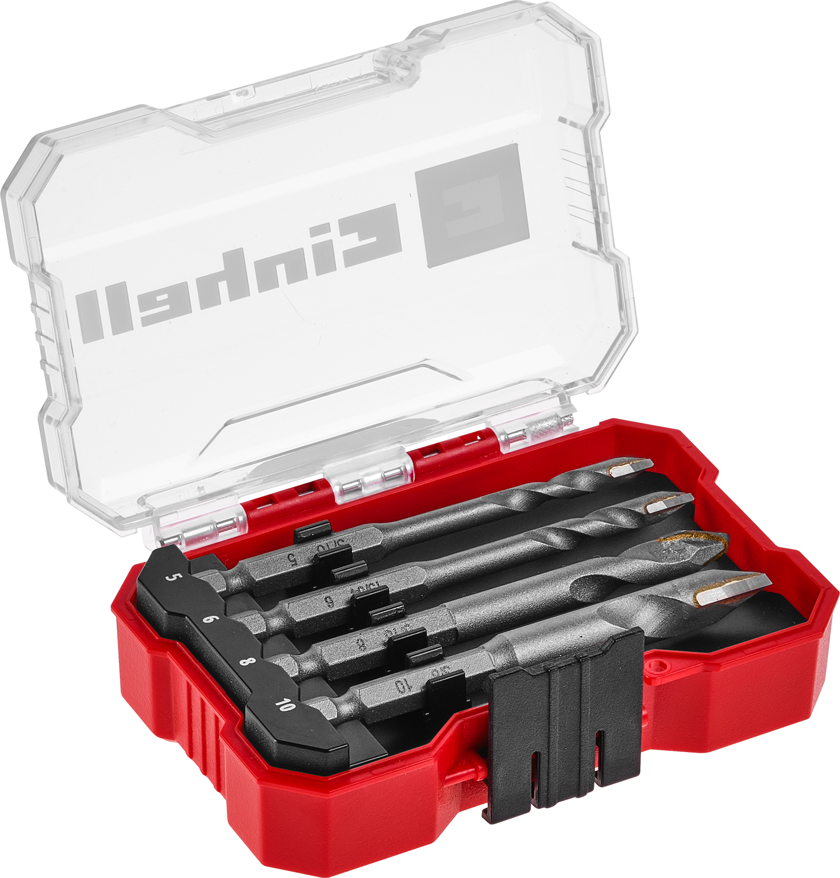 Einhell HM-Fliesenbohrer-Set, XS-CASE, 4-tlg., Ø 5-10 mm Einhell HM-Fliesenbohrer-Set, XS-CASE, 4-tlg., Ø 5-10 mm