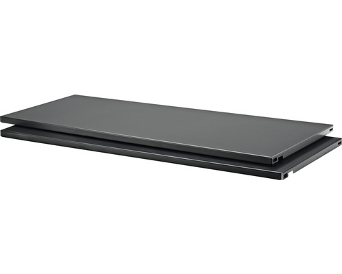 Dolle Regal Steelboard-Set, schwarz, 800 x 300 mm Dolle Regal Steelboard-Set, schwarz, 800 x 300 mm
