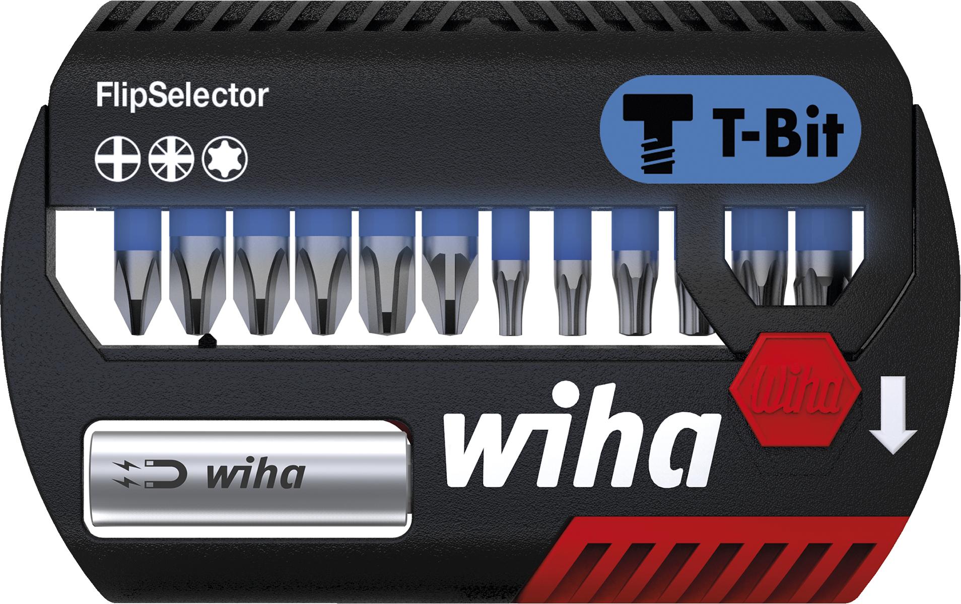 486650_7947T906_FlipSelector_T_25mm_PH_PZ_Torx Wiha Bit Set FlipSelector T-Bit 25 mm