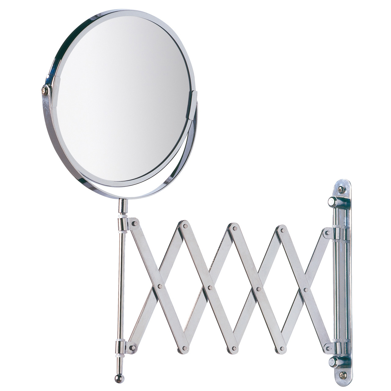 370712-Kosmetik-Wandspiegel-Teleskop-Exclusiv_FS_01 WENKO TELESKOP EXCLUSIV KOSMETIK-WANDSPIEGEL CHROM