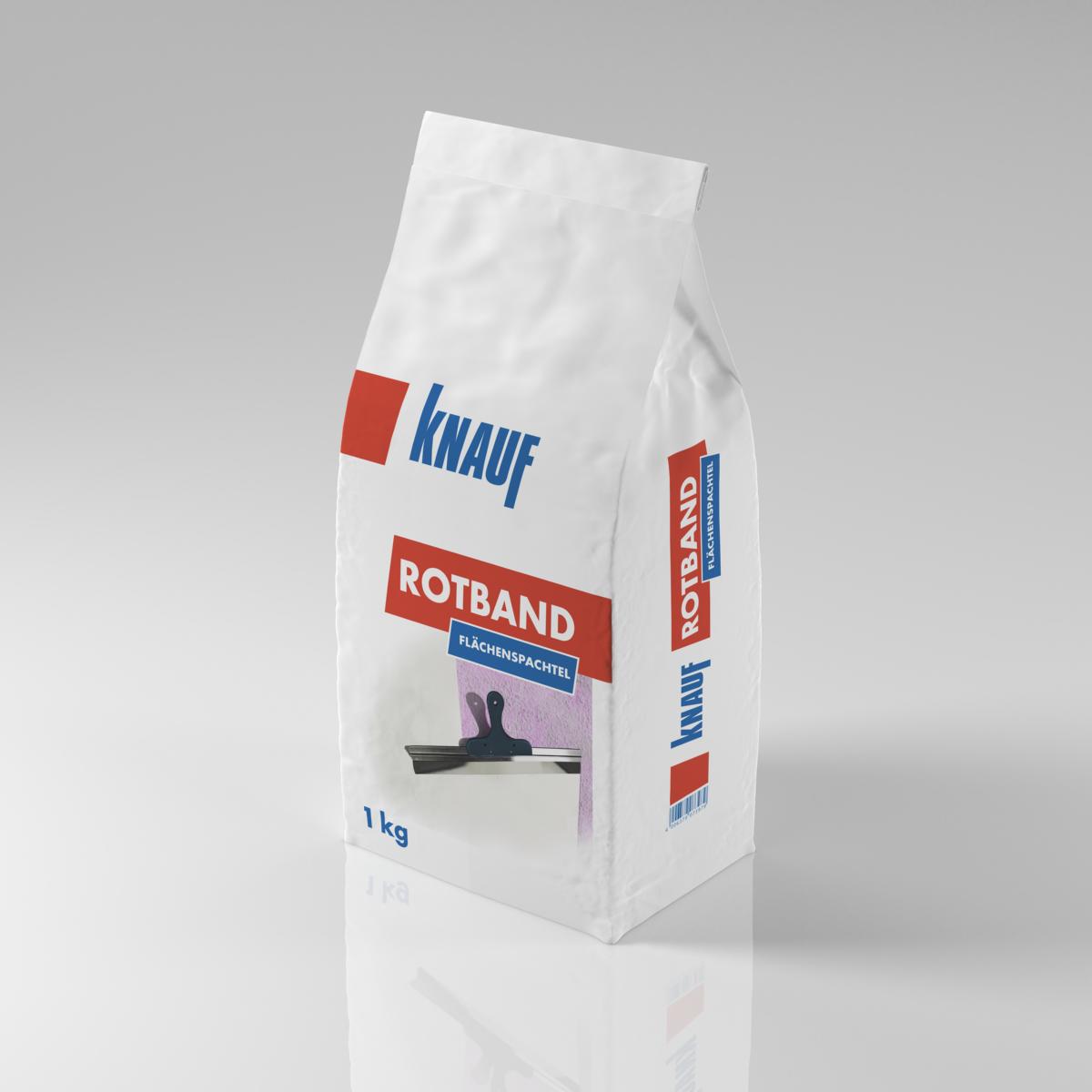 4006379073979_Rotband-Fl-chenspachtel-1kg_Produkt_1 Knauf Rotband Flächenspachtel, 1 kg