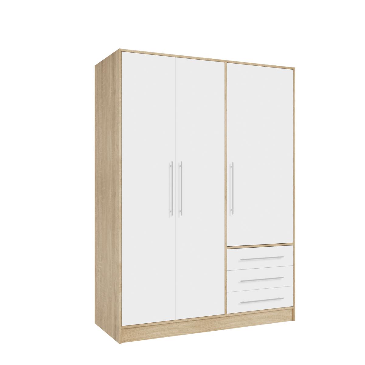 K1600_JPTS84-Q36F-W_06 Forte Kleiderschrank J1, 144 x 200 cm