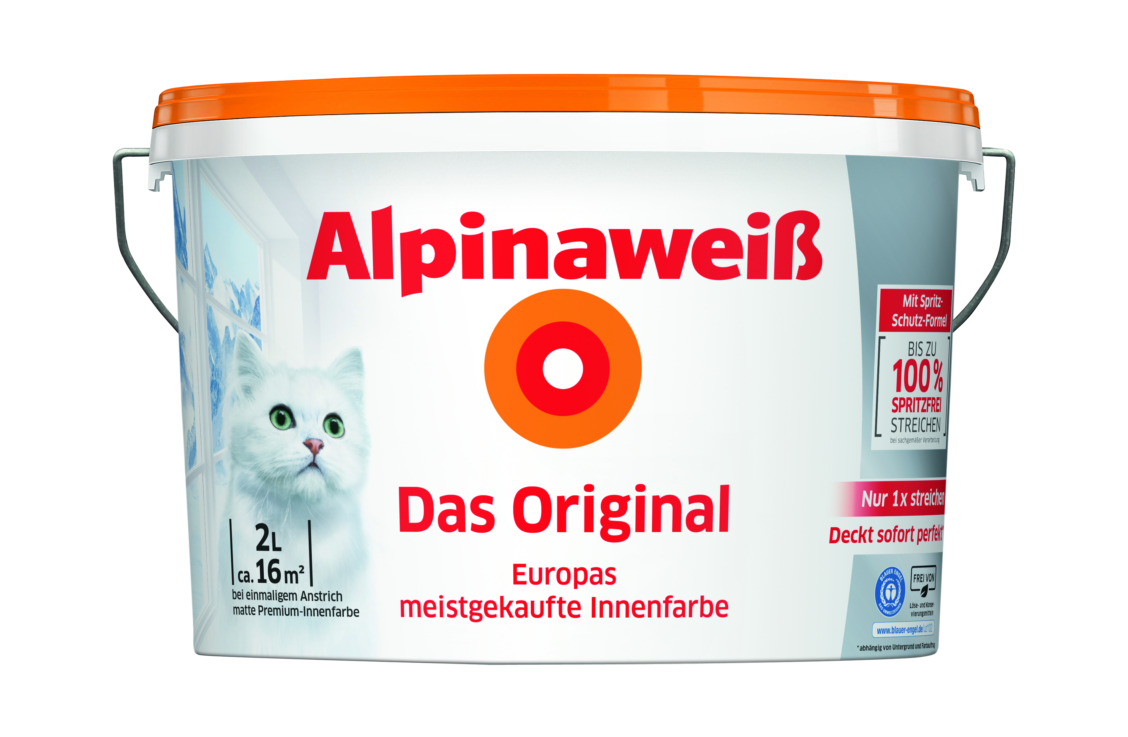 4001244796458_1 Alpinaweiß Original matt, 2L