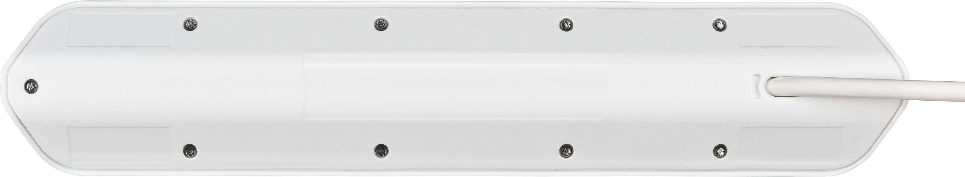 brennenstuhl®estilo Ecksteckdosenleiste 6-fach, silber/weiß