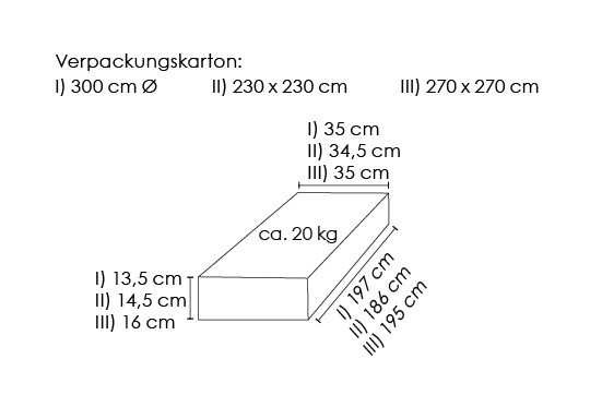 Schneider Schirm Rhodos Jun.270X270 Natur