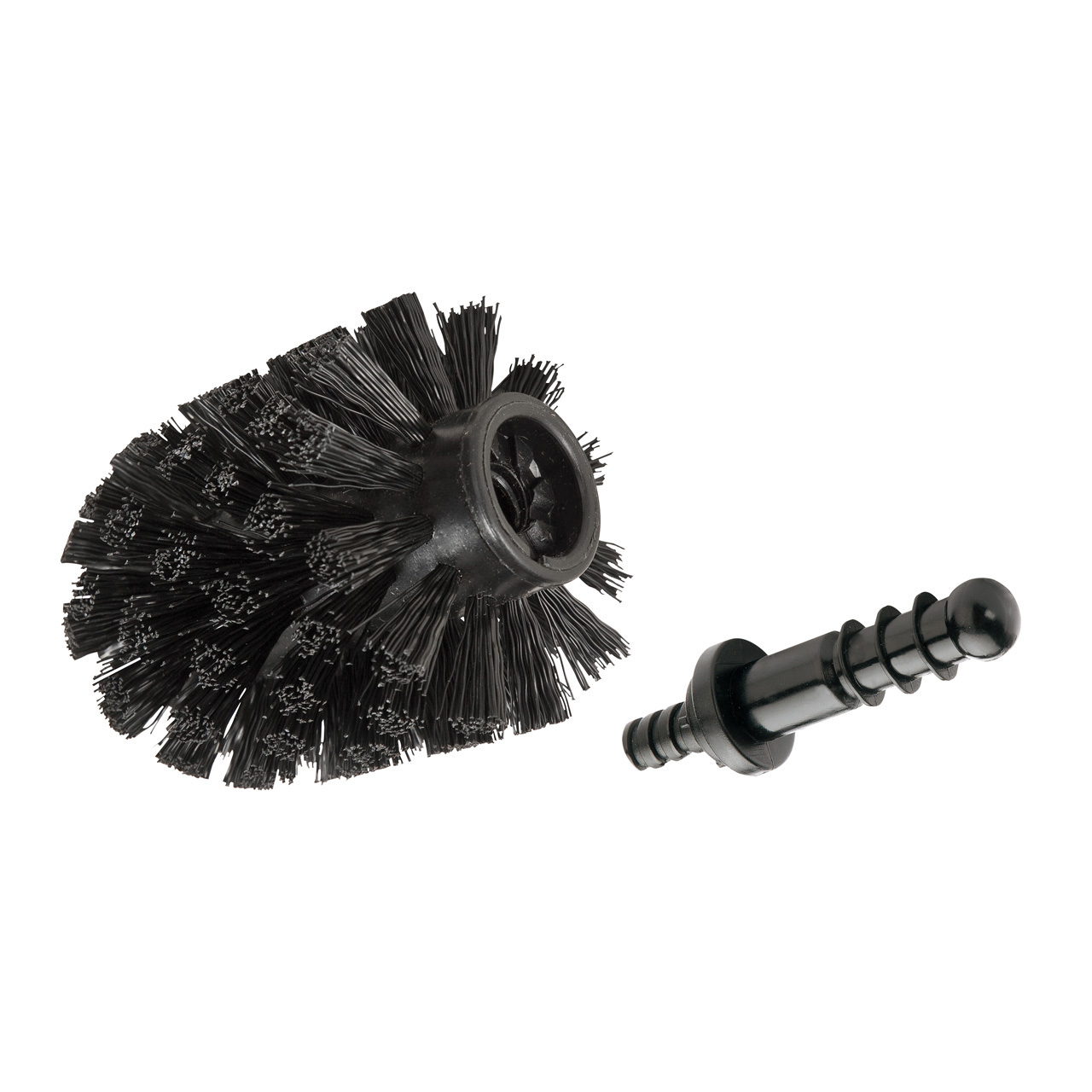 497489-Ersatzbu-rste-m-Adapter-schwarz-8-5-cm_FS_01 WENKO ERSATZBÜRSTE FÜR WC-GARNITUR MIT ADAPTER