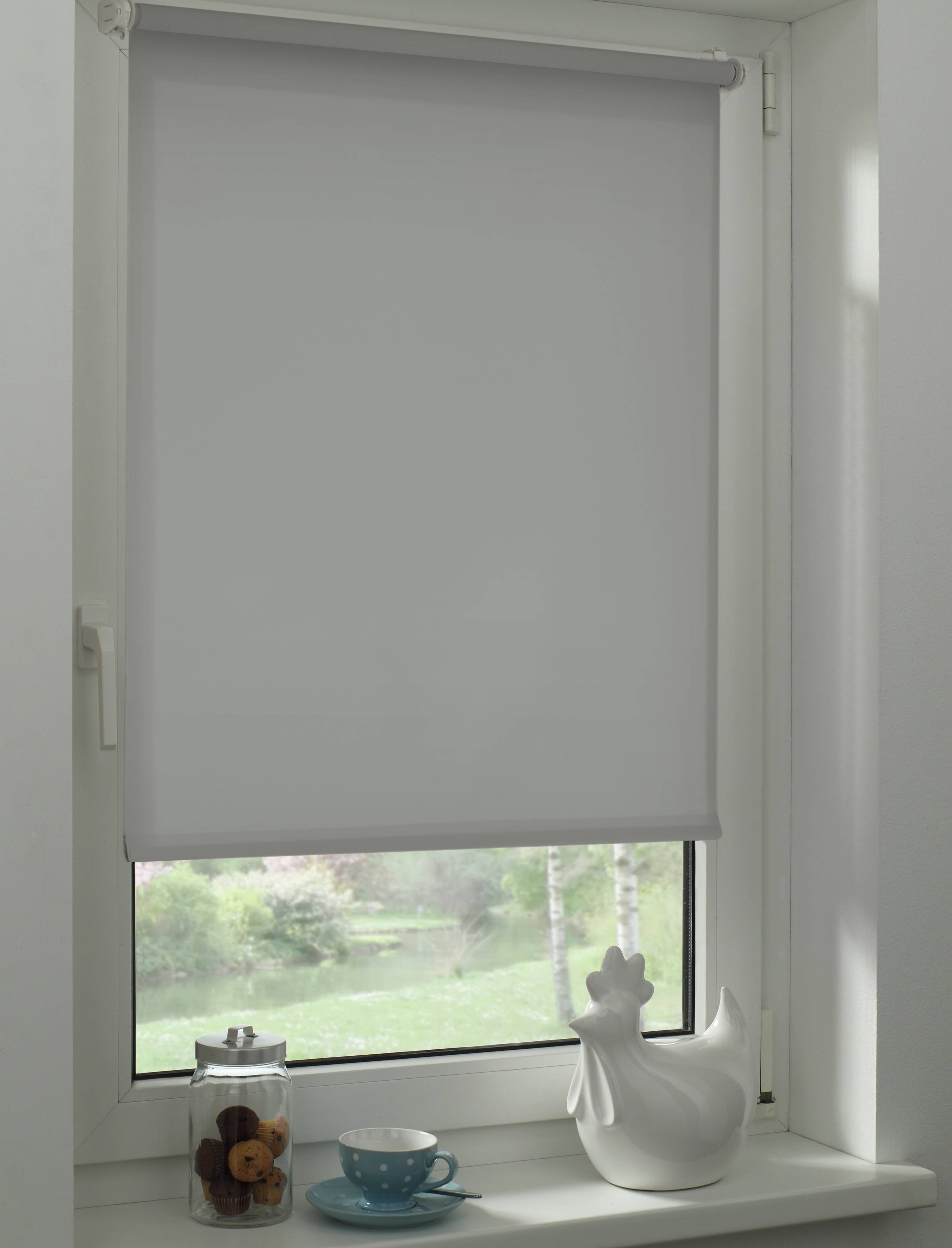 205449_05 GARDINIA EASYFIX ROLLO STEINGRAU 100X150