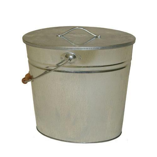 530548 Testrut Axentia Ascheeimer verzinkt, 24 L