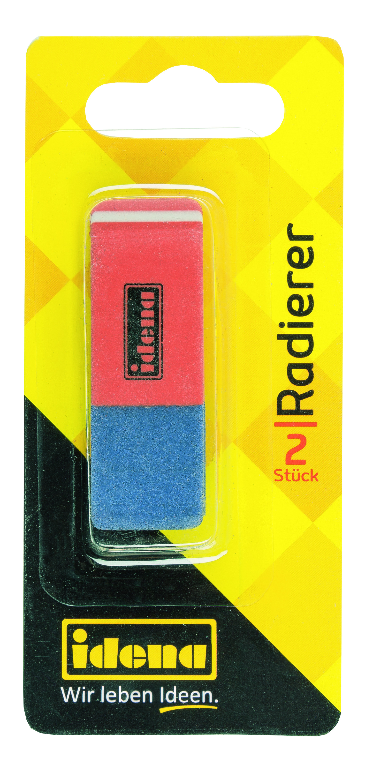 IDENA RADIERER FÜR BLEISTIFT/TINTE 2ST.