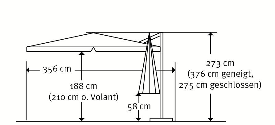 400124_1 Schneider Schirm Rhodos 300X300cm Anthrazit