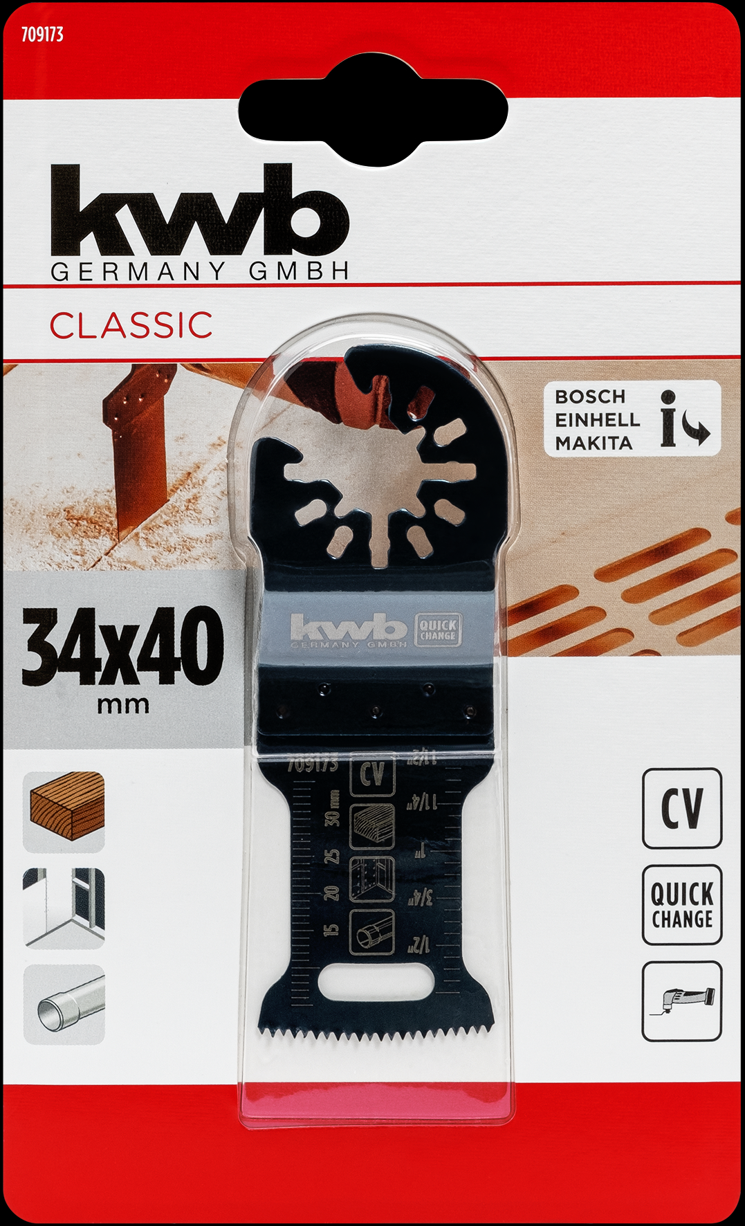 kwb Tauchsägeblatt, 34 mm kwb Tauchsägeblatt, 34 mm