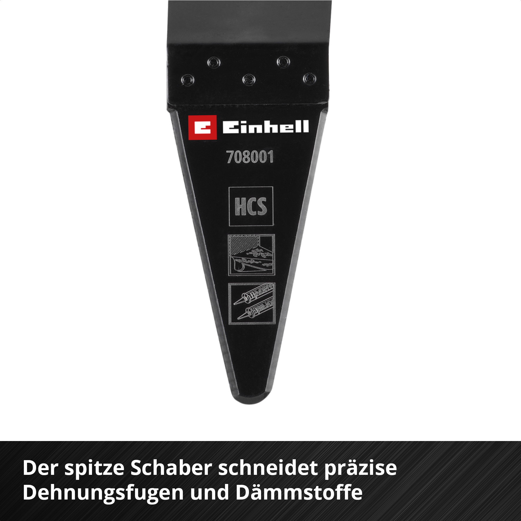 Einhell HCS-Schabermesser mit Universalaufnahme, spitz
