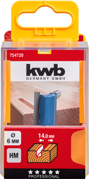 754720-300 Kwb Hartmetall-Nutfräser, 14 mm