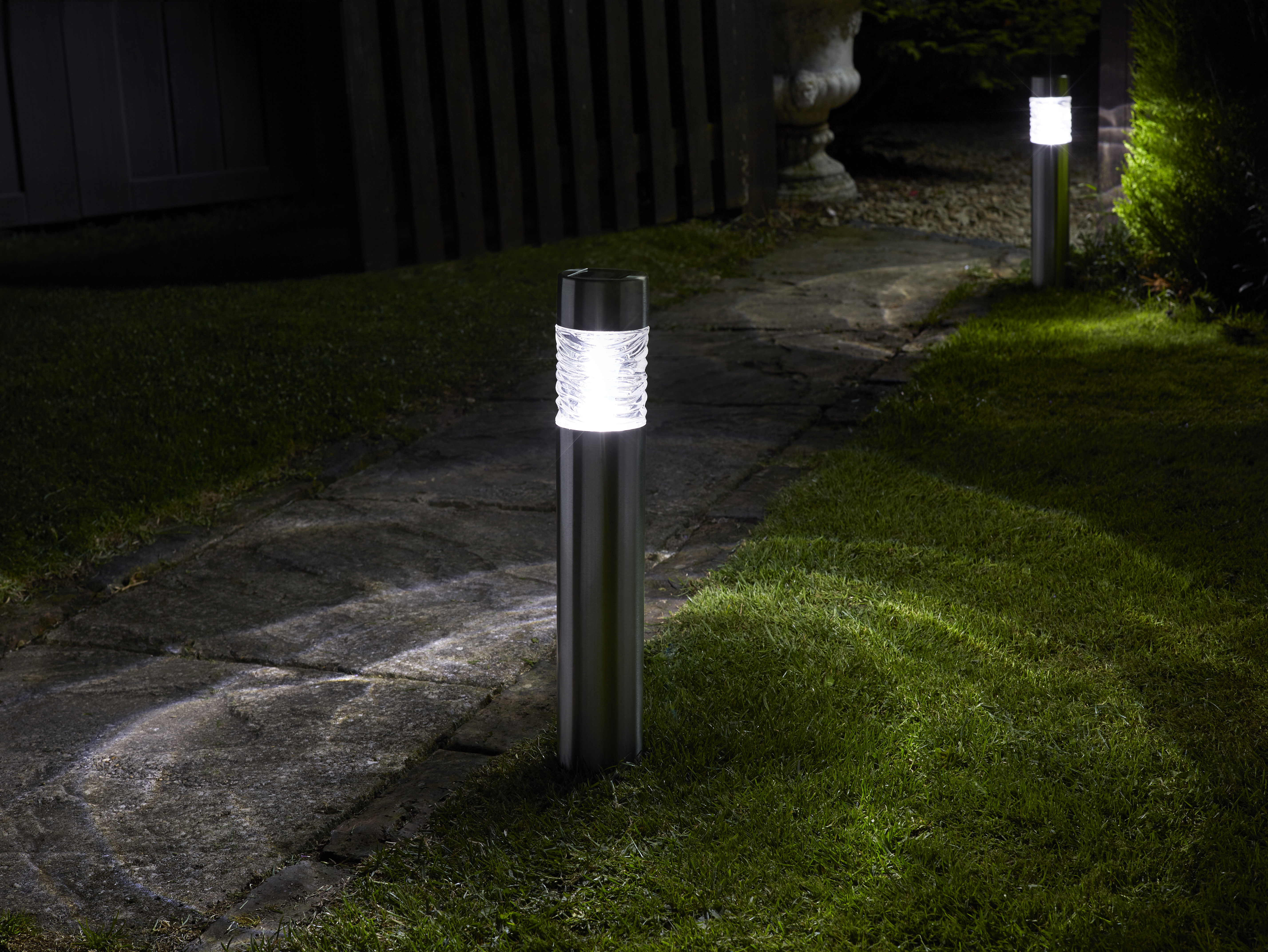 Smart Garden Solarleuchte Welle, edelstahl, 10 Lumen Smart Garden Solarleuchte Welle, edelstahl, 10 Lumen