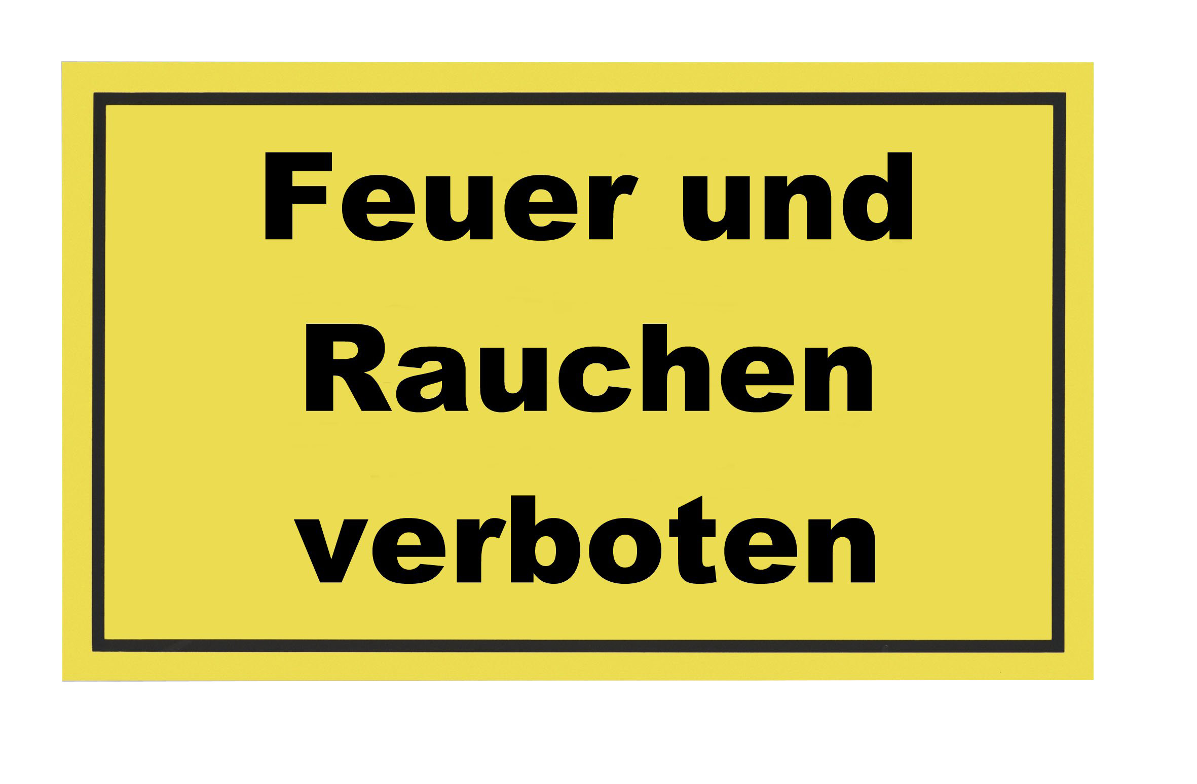 Metafranc Hinweisschild, "Feuer und Rauchen verboten" Metafranc Hinweisschild, "Feuer und Rauchen verboten"
