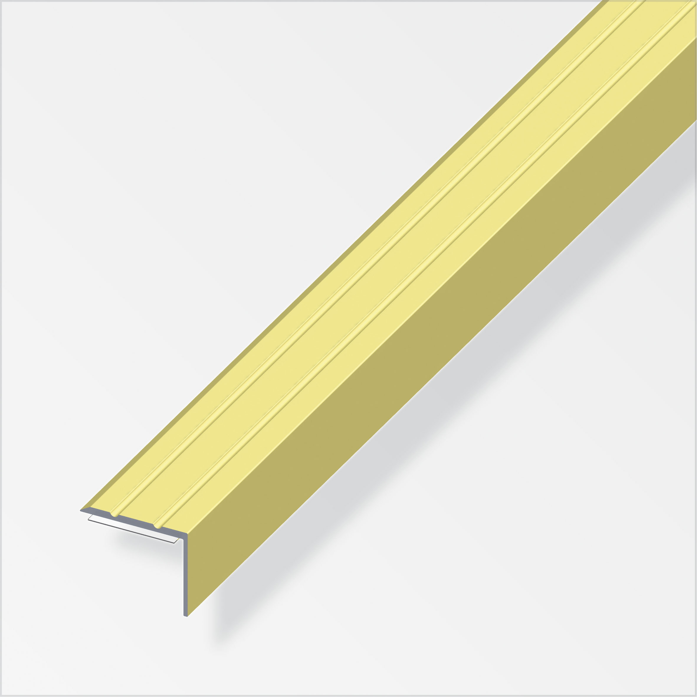 475846_Abschluss-Profil Alfer Abschluss-Profil 25 x 18 mm, messing