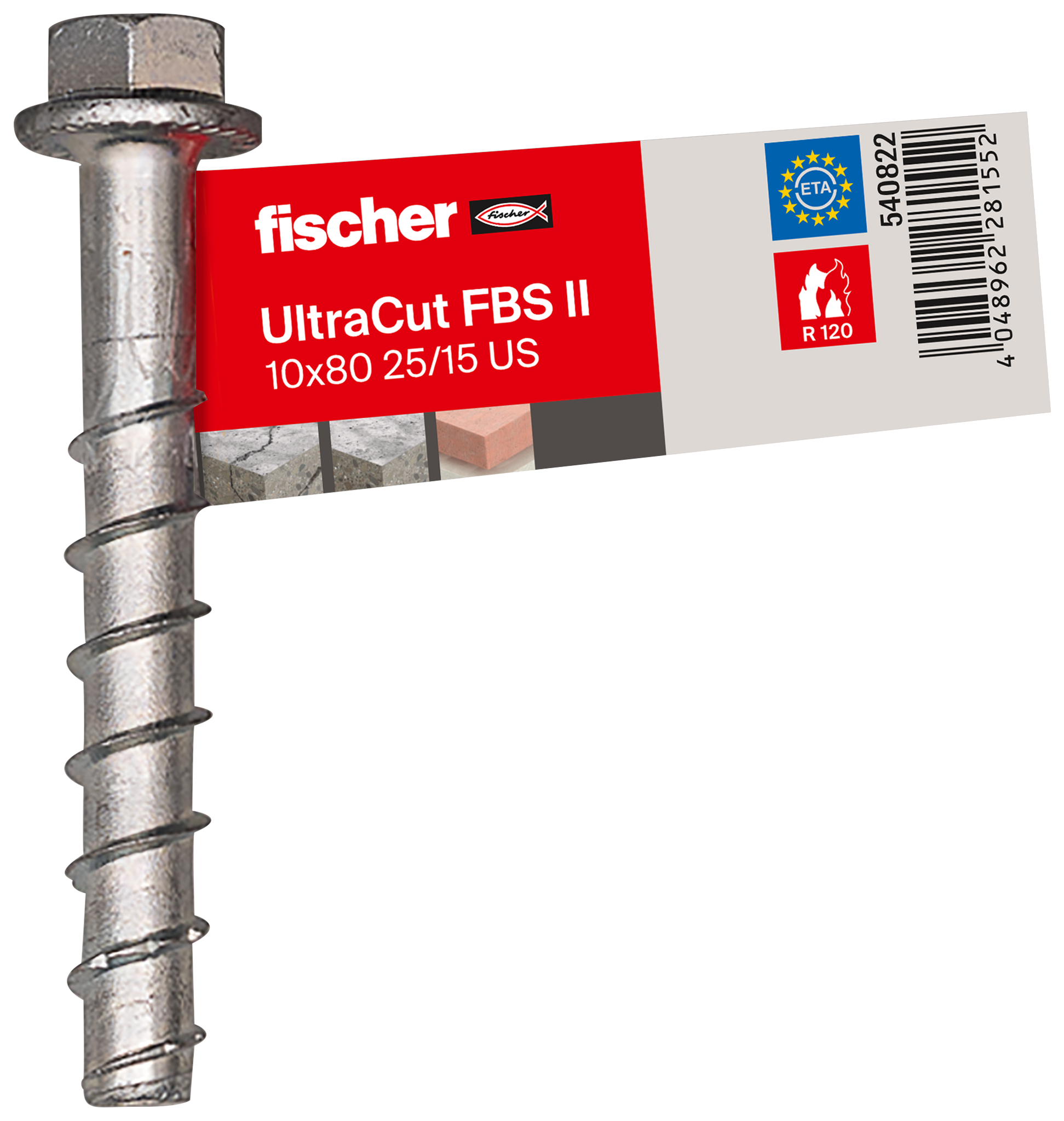 fischer UltraCut FBS II 10x80 25/15/- US E fischer UltraCut FBS II 10x80 25/15/- US E