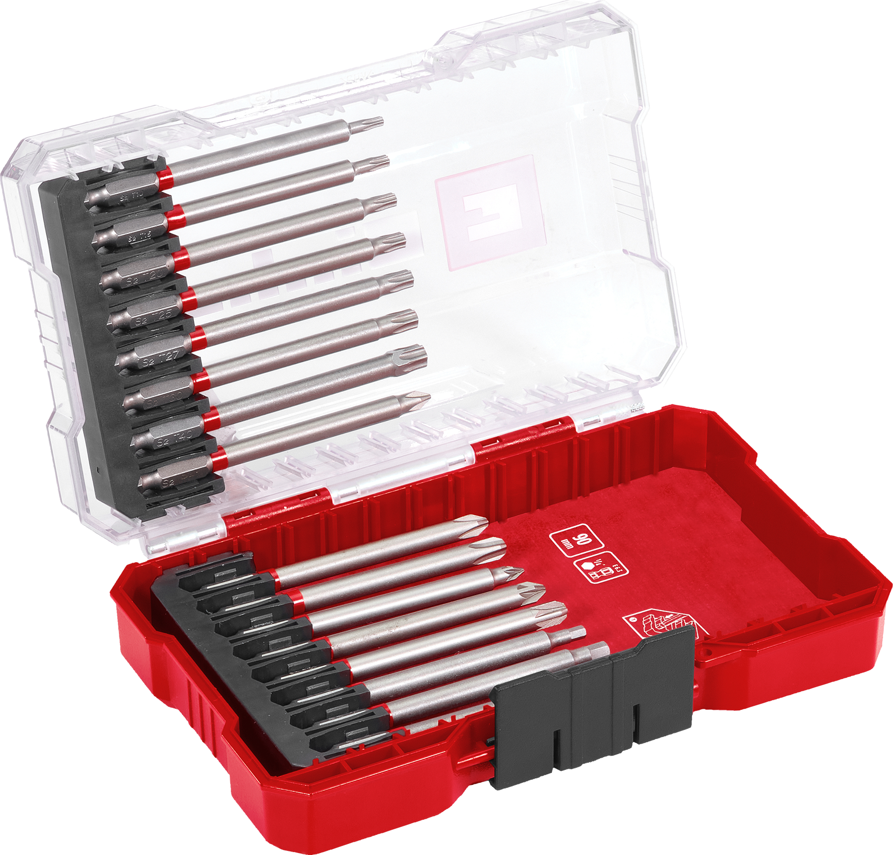 Einhell Bit-Set, M-CASE, 16-teilig, 90 mm