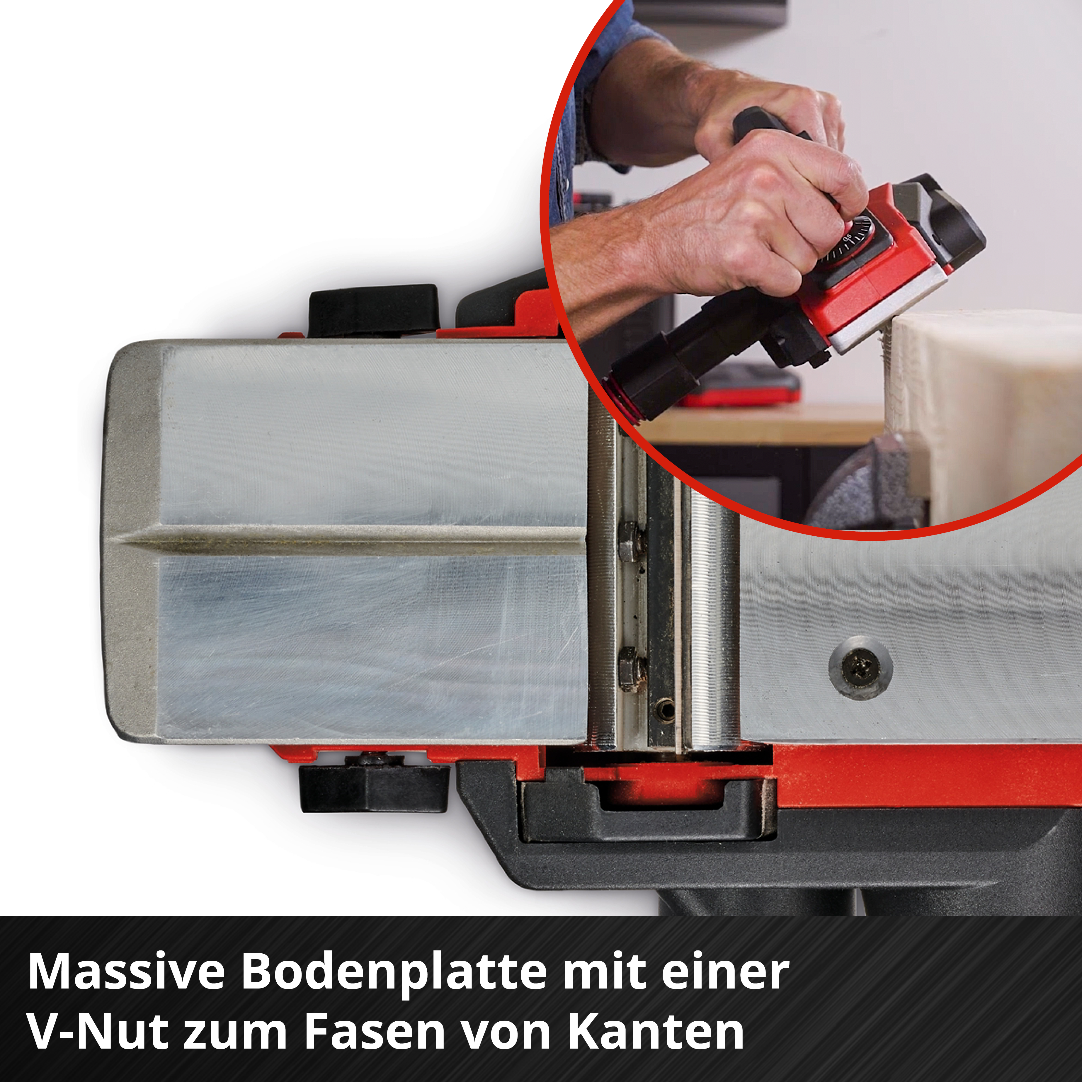 Einhell Akku-Hobel TE-PL 18/82 Li - Solo