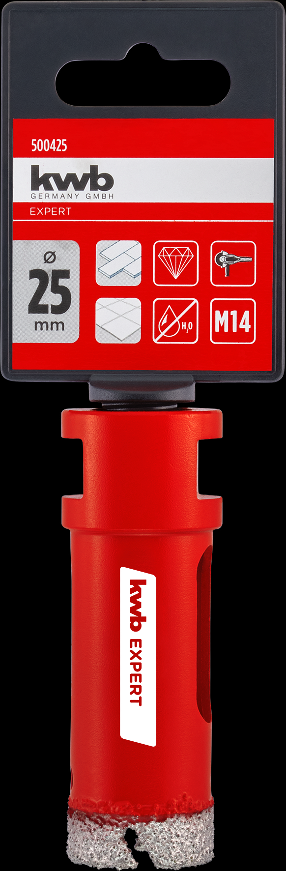 kwb Diamant-Fliesenbohrer M14, 25 mm kwb Diamant-Fliesenbohrer M14, 25 mm
