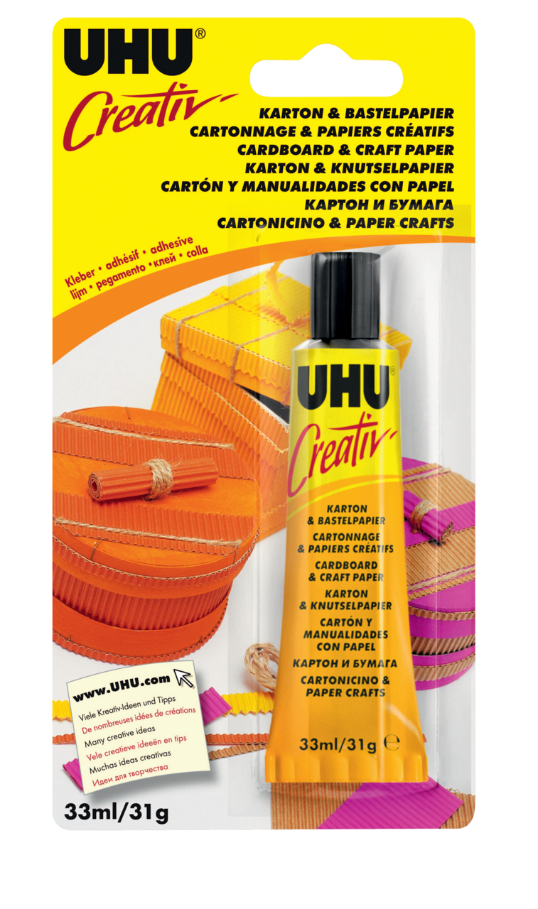 Uhu Creativ- Spezialkleber für Karton & Bastelpapier Tube