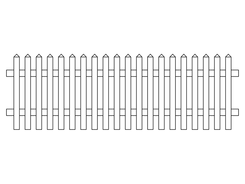 Delta Senkrechtzaun 55, KDI braun, 250 x 100 cm Delta Senkrechtzaun 55, KDI braun, 250 x 100 cm