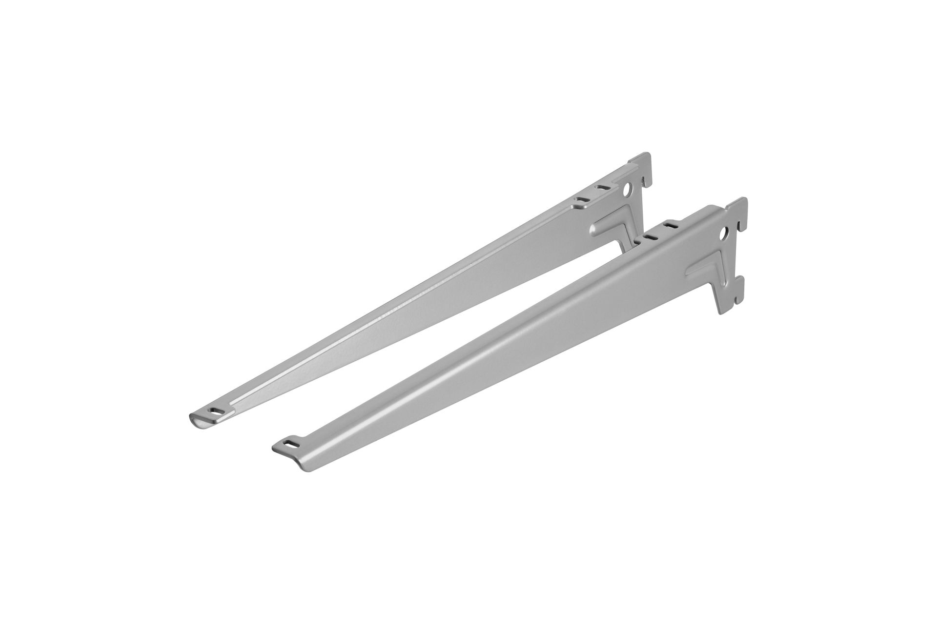 Dolle PrimeSlot 1-Reihig Winkelträger 1 Paar, grau, 380 mm