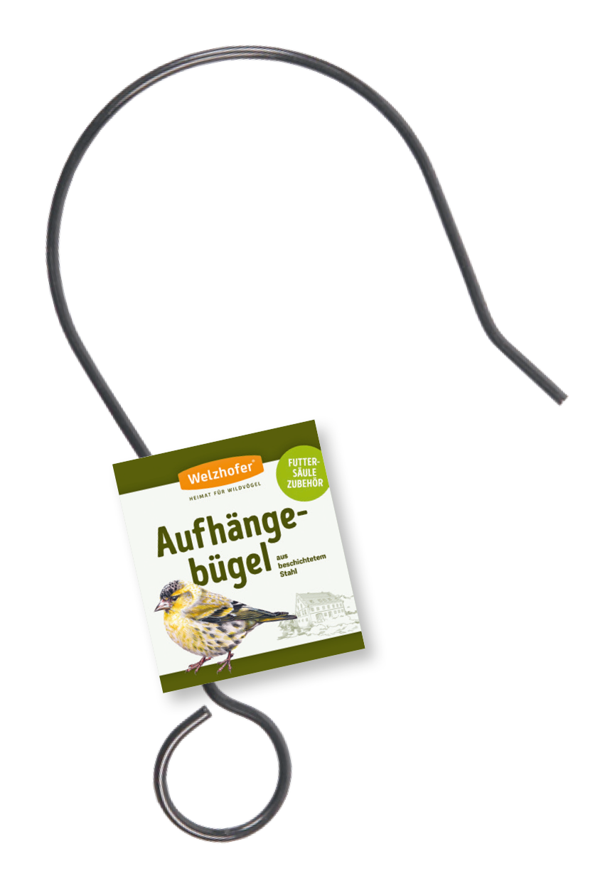 Welzhofer Aufhängebügel aus Stahl, schwarz