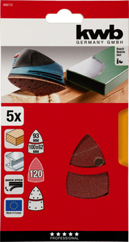 496112-300 Kwb Kletthaftscheiben PSM160A, Korn 120