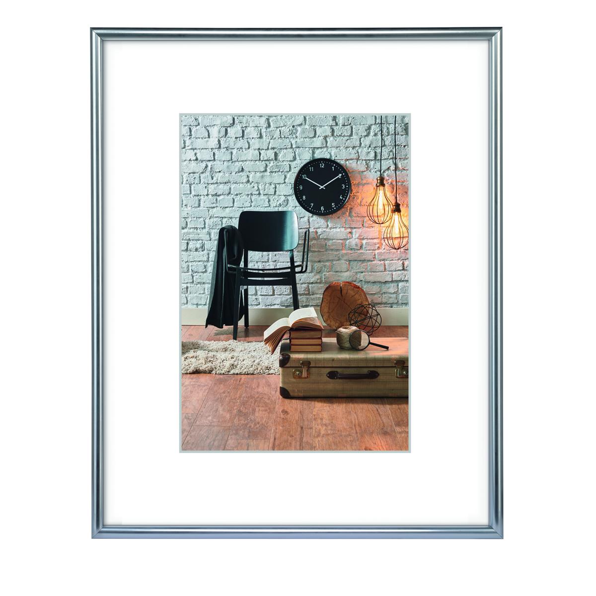 568408_66431 HAMA KUNSTSTOFFRAHMEN SEVILLA DEKOR SILBER MATT 20X30 CM