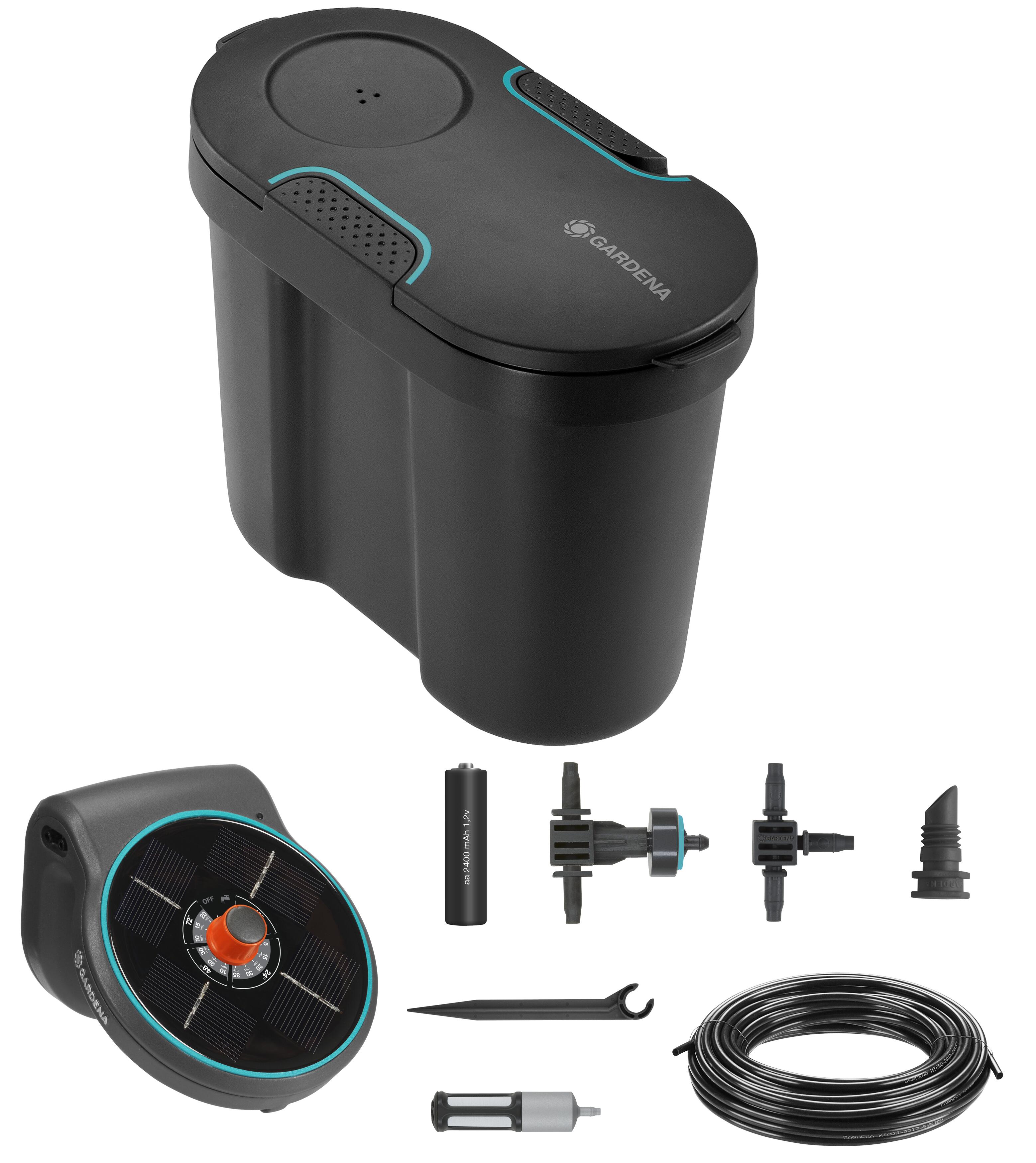 4078500058254M5aR9YilkHMPw Gardena Solar-Bewässerung AquaBloom Set
