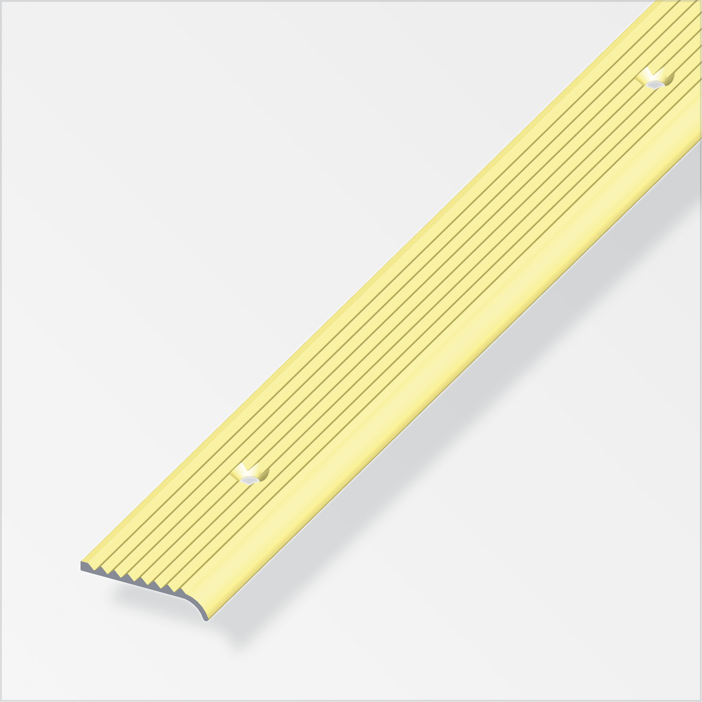 109859_Abschluss-Profil Alfer Abschluss-Profil 25 x 6 mm, messing