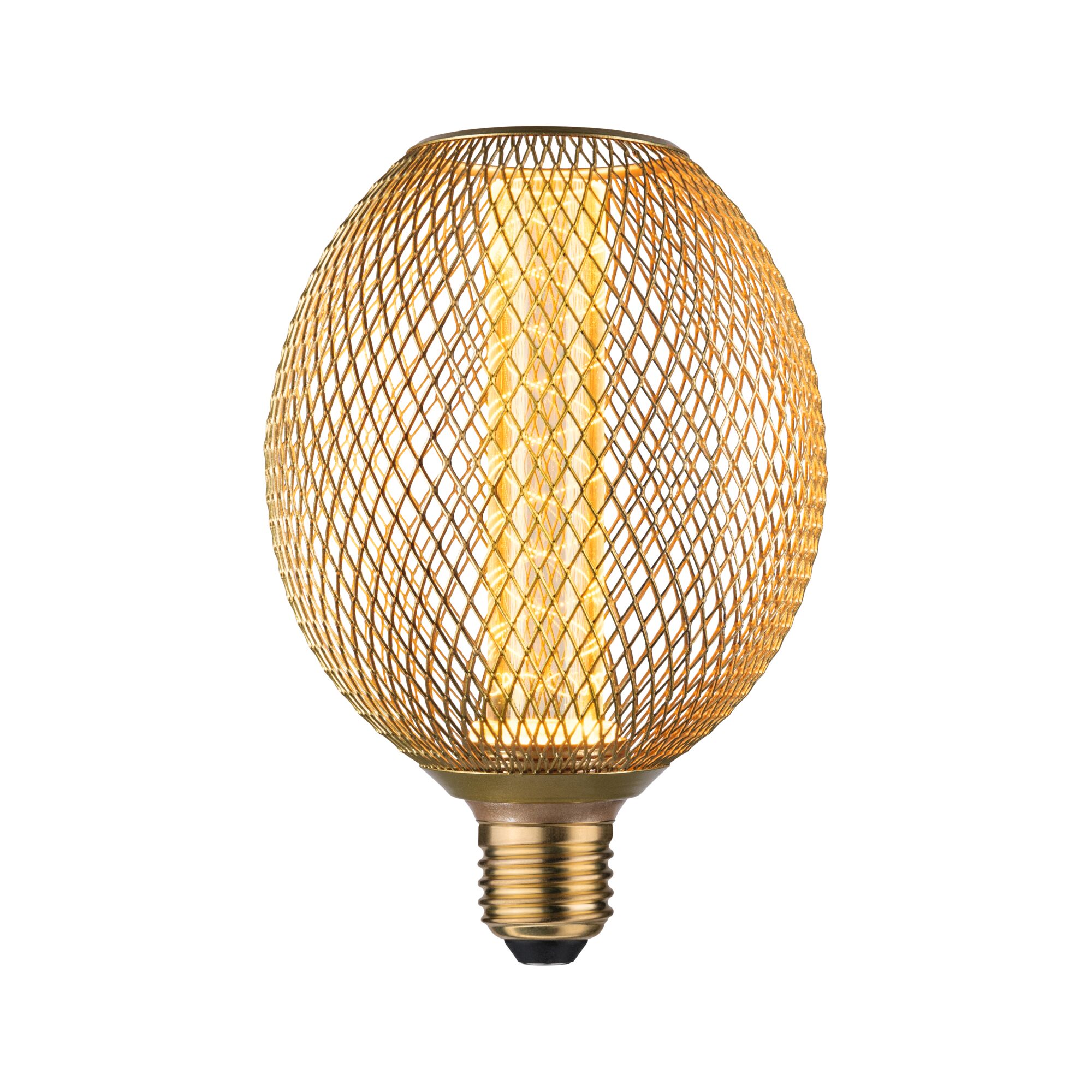 Paulmann LED Metallic Glow Globe messing Spiral E27, 200lm, 4,2W, 1800K, 230V Paulmann LED Metallic Glow Globe messing Spiral E27, 200lm, 4,2W, 1800K, 230V