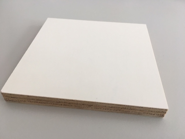 Zeg Multiplexplatte Birke, weiß, 120 x 60 x 1,8 cm