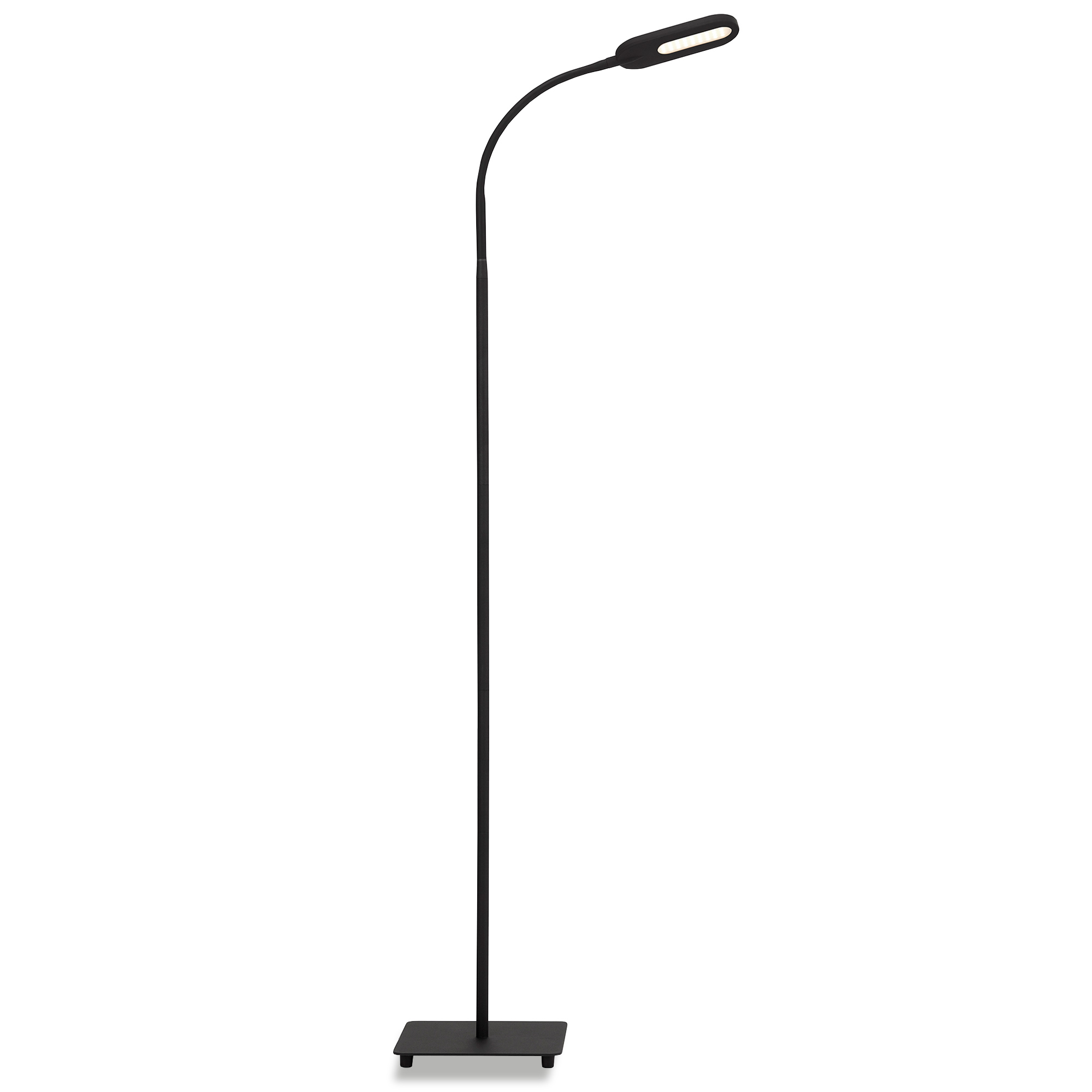 122827-5 BRILONER STEHLEUCHTE 8W SCHWARZ CCT DIMMBAR H:158CM