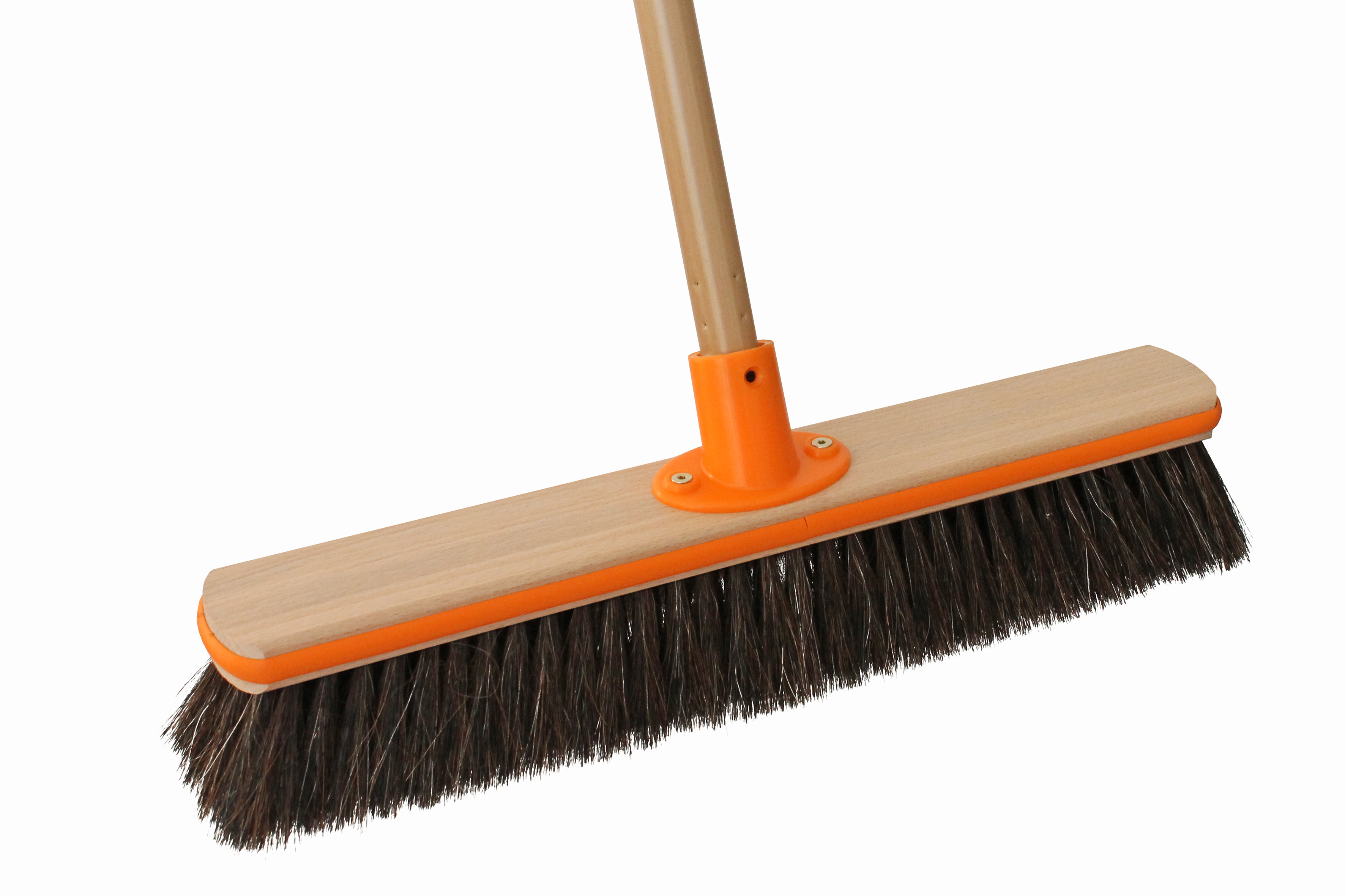 BÜRSTENMANN PARKETTBESEN M.STIEL HAARMISCH.ORANGE 