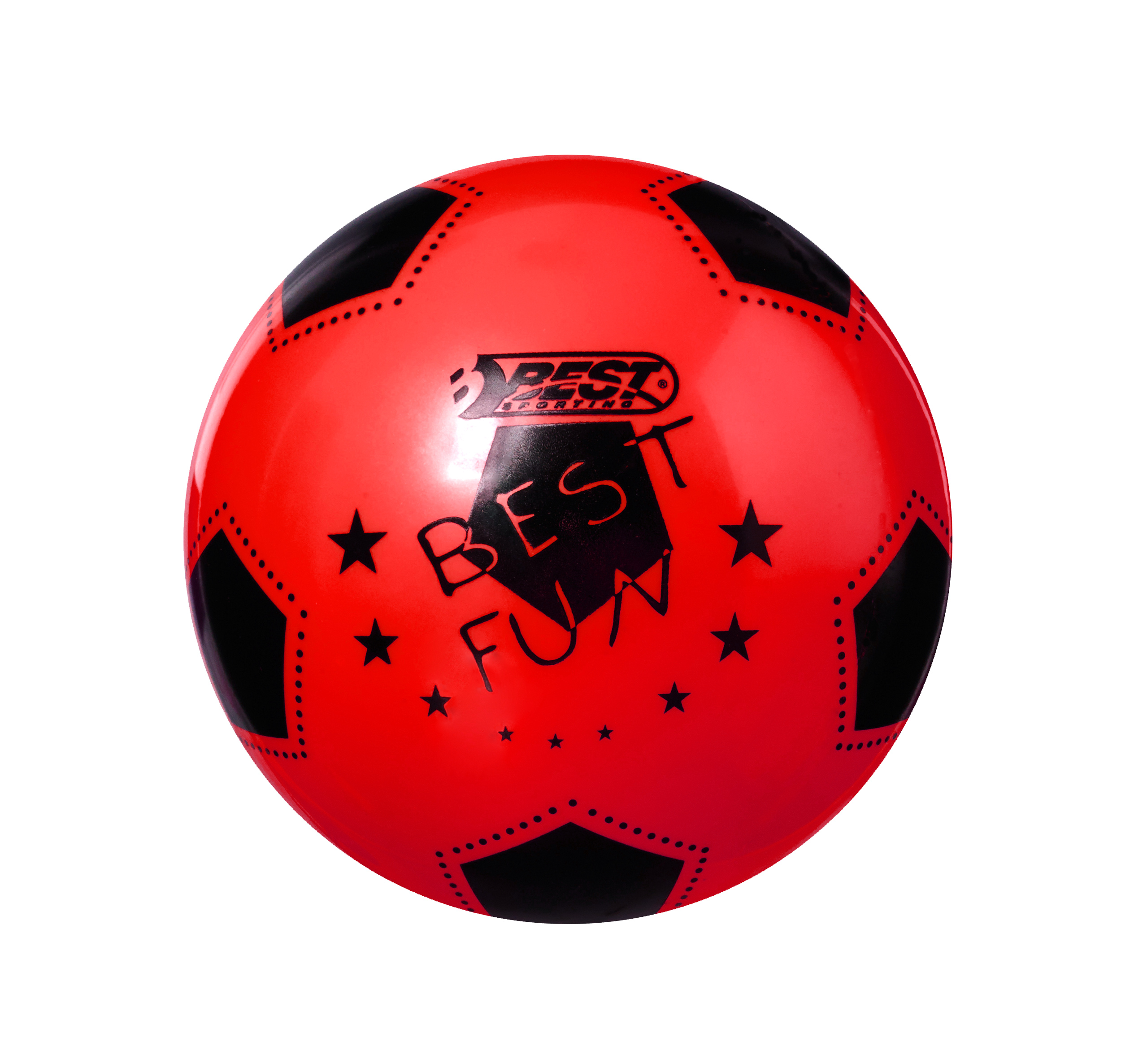 704975 Best PVC-Ball Fun, 22 cm, rot