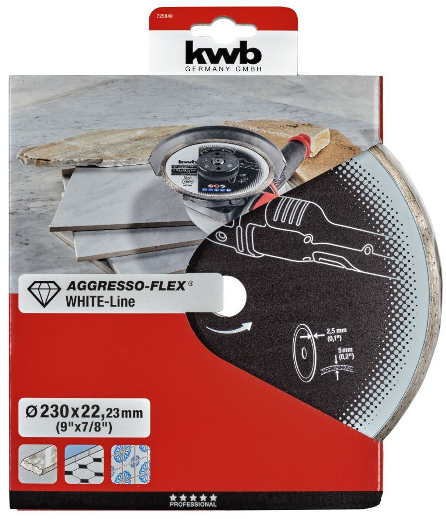 Kwb Diamant-Trennscheibe, White-Line