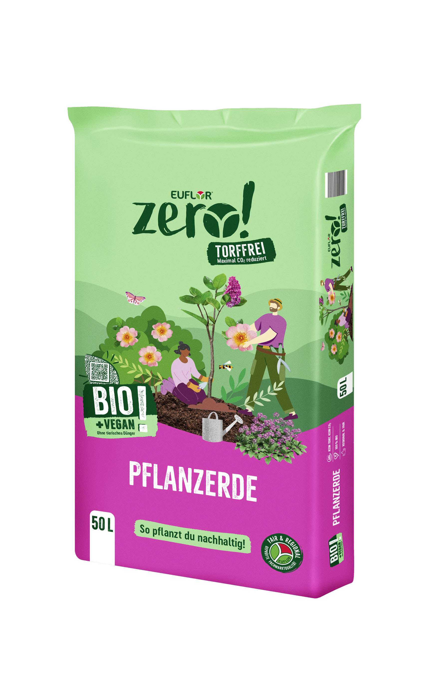 Euflor zero! Bio Pflanzerde, 50L Euflor zero! Bio Pflanzerde, 50L