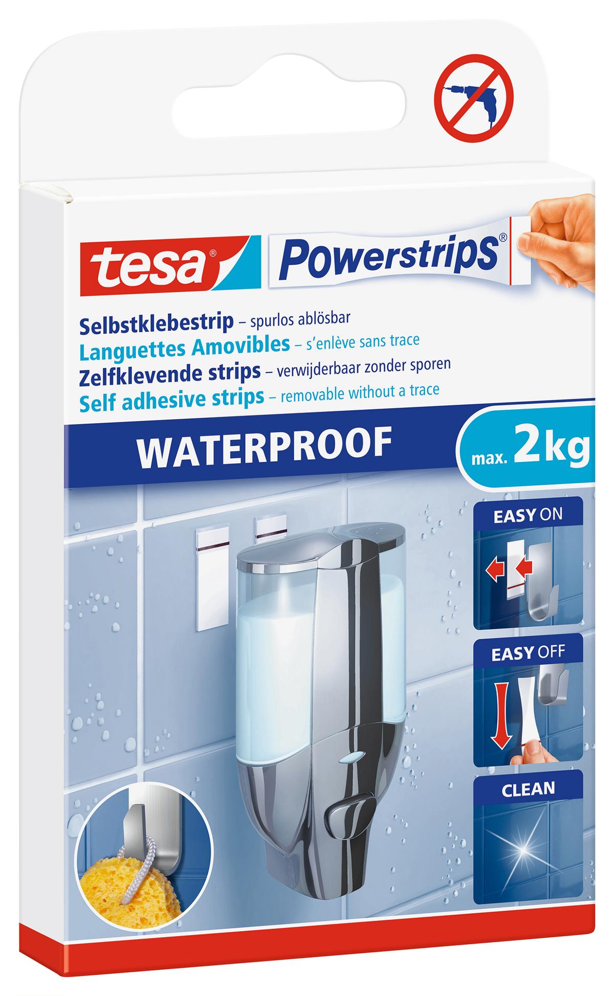 tesa Powerstrips Selbstklebestrip Waterproof