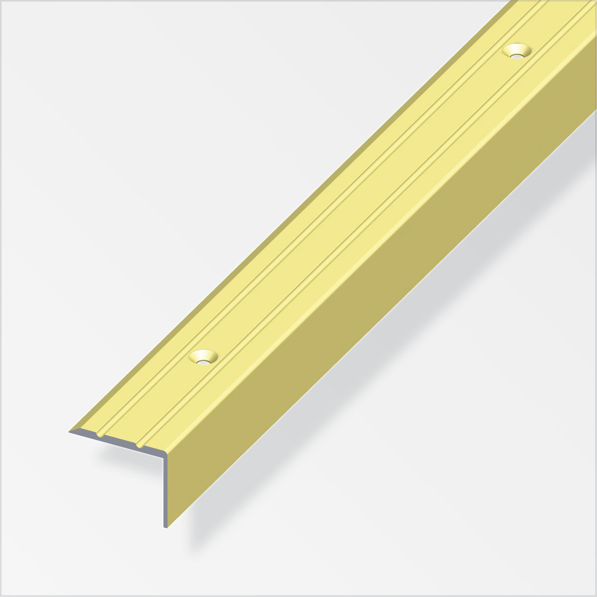 123550_Treppen-Profil Alfer Treppen-Profil 25 x 20 mm, messing