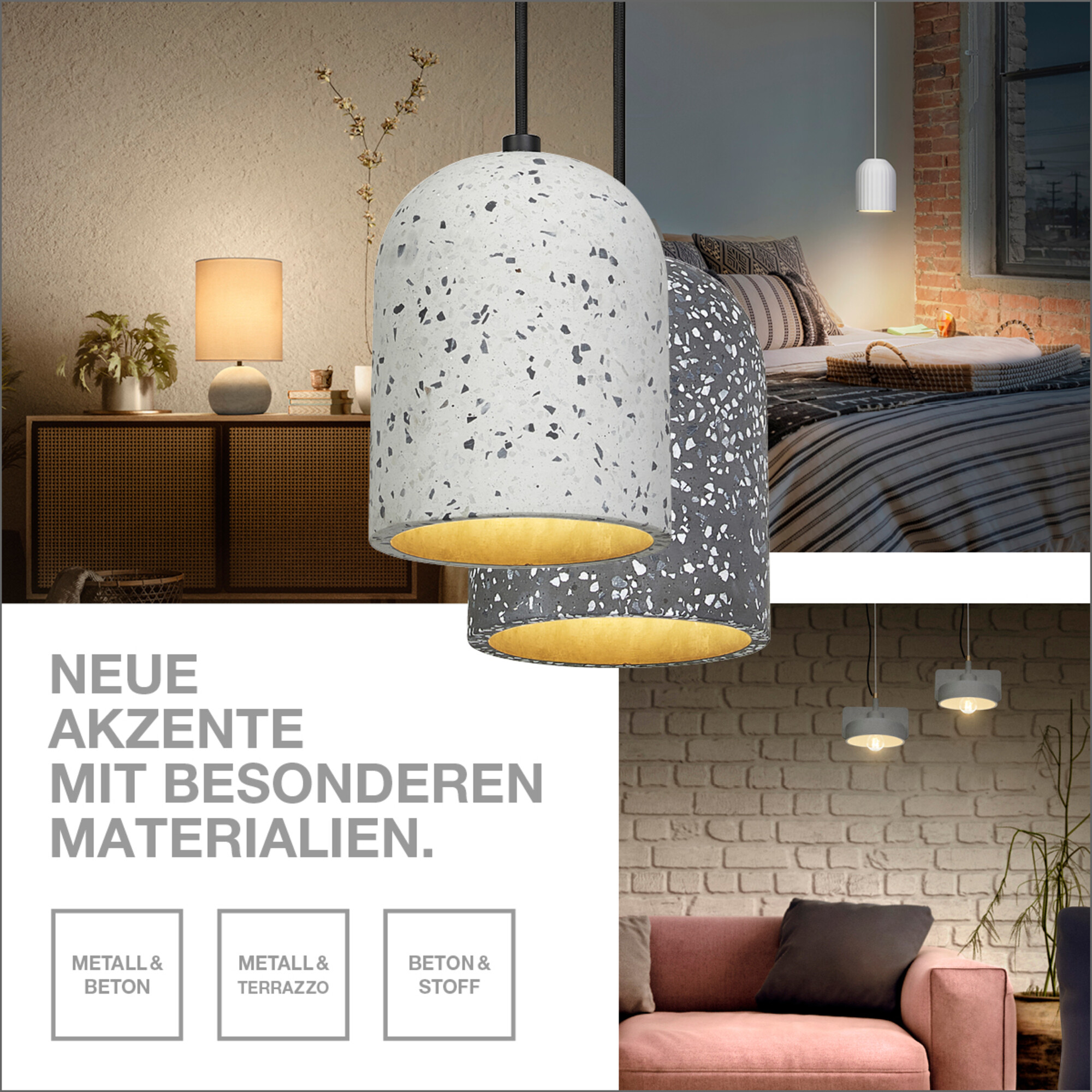 Osram Decor Tetragon Pendelleuchte, Warmweiß, 23W
