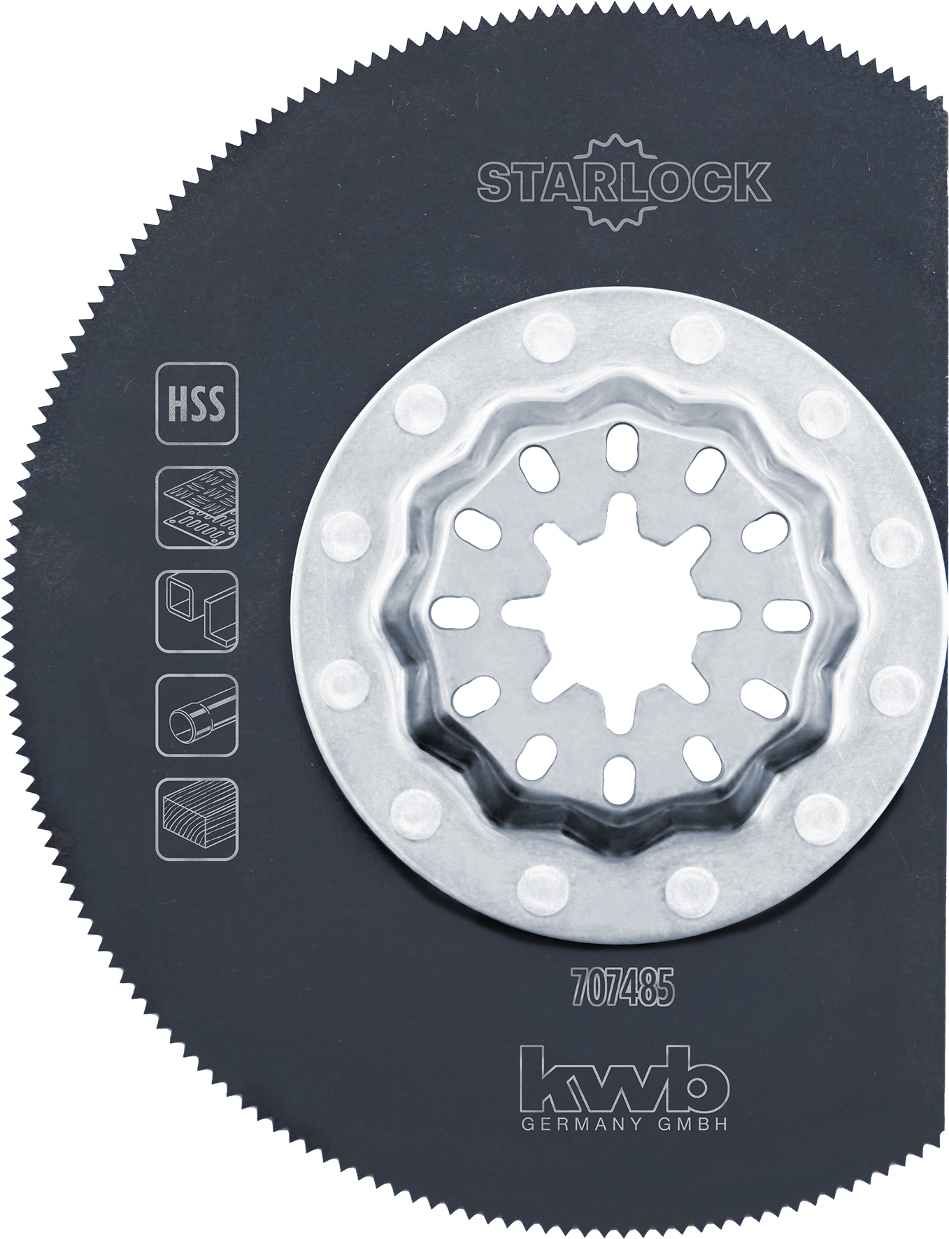 Kwb Sägeblatt HSS halbrund, 85 mm Kwb Sägeblatt HSS halbrund, 85 mm