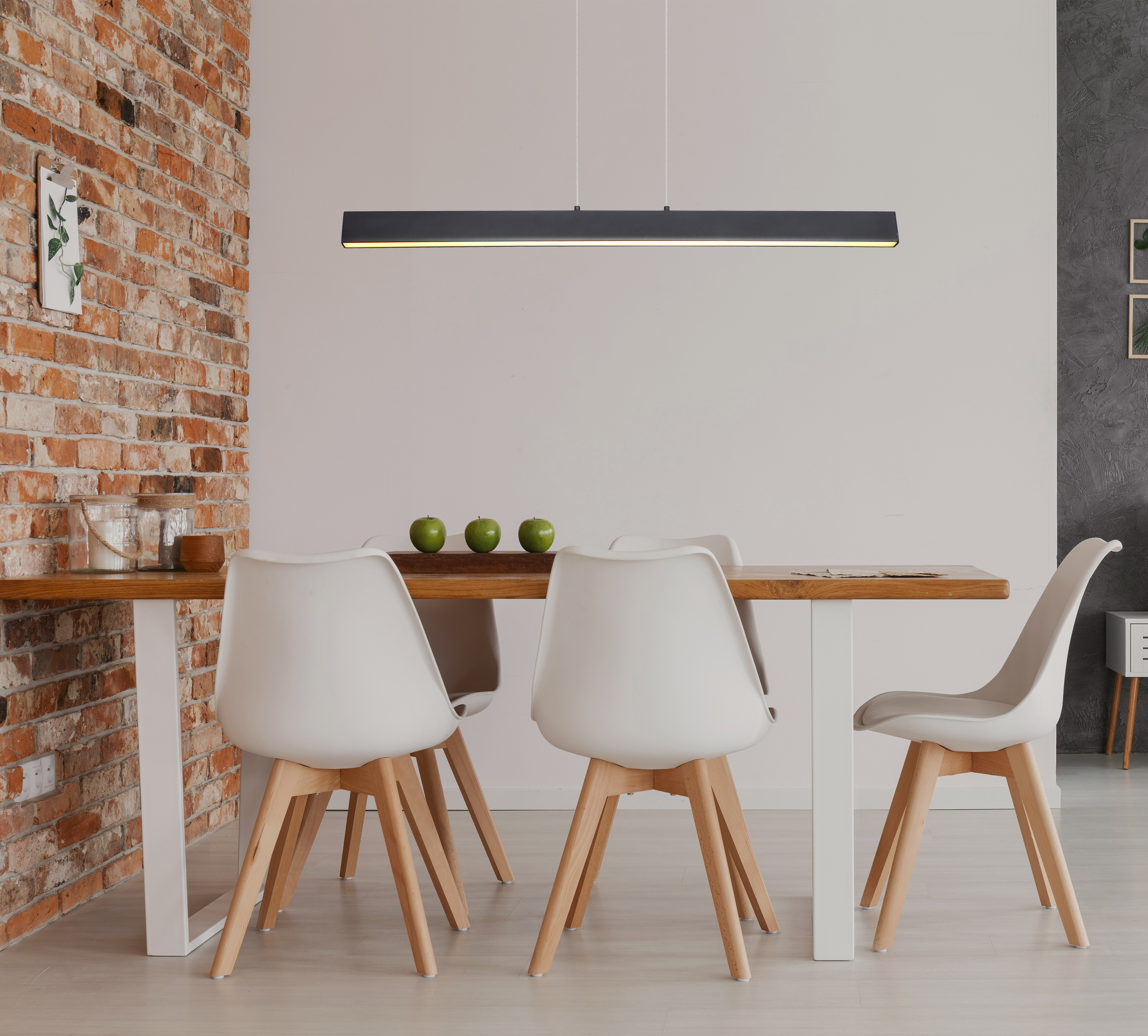 779577-2 Globo Hängeleuchte Metall/Nickel Matt Schwarz