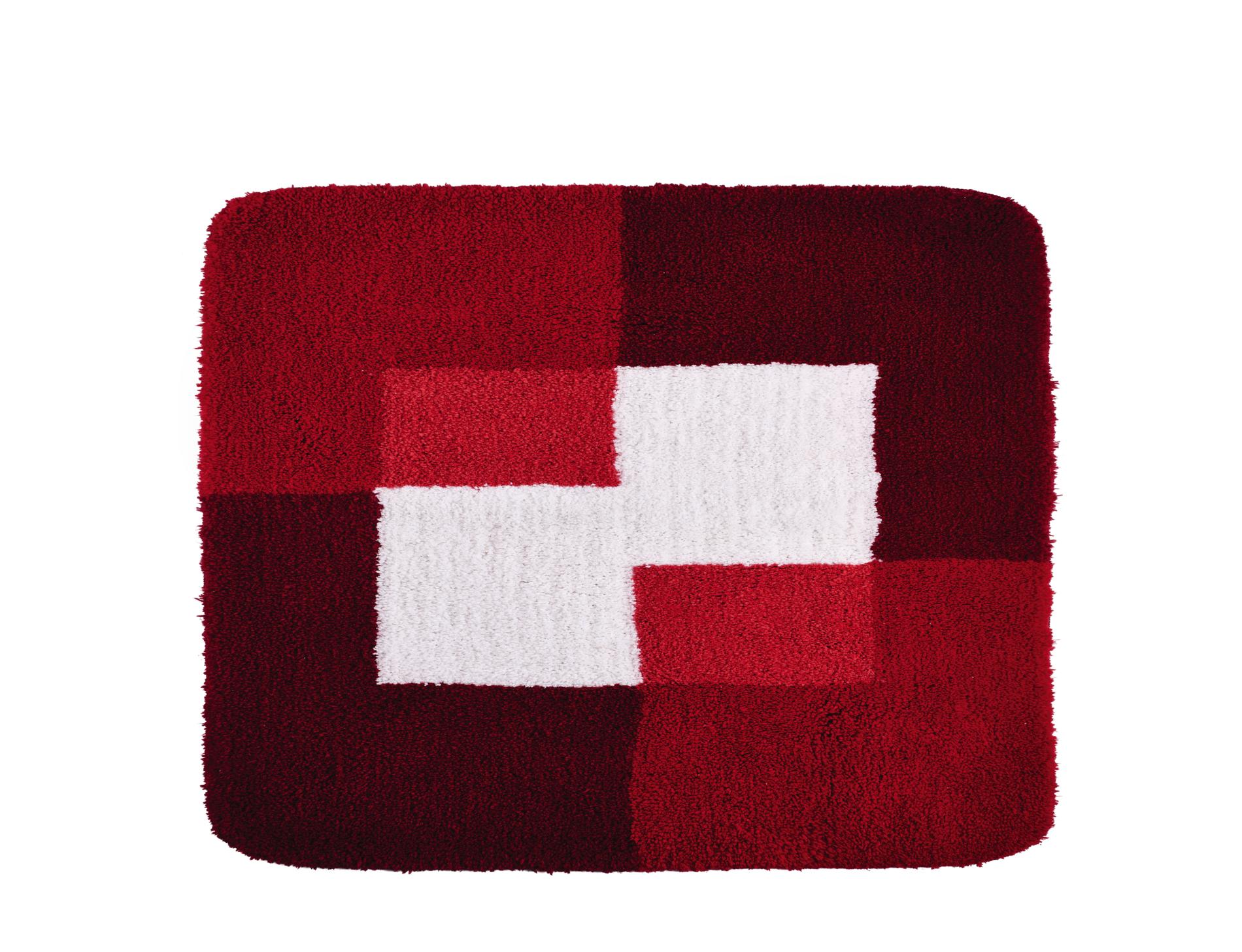 333393-1   VORLEGER OHNE AUSSCHNITT COINS ROT 55X50 CM