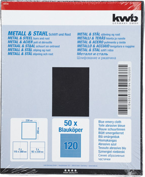 820120-300 Kwb Schleifbogen Blaukörper K 120