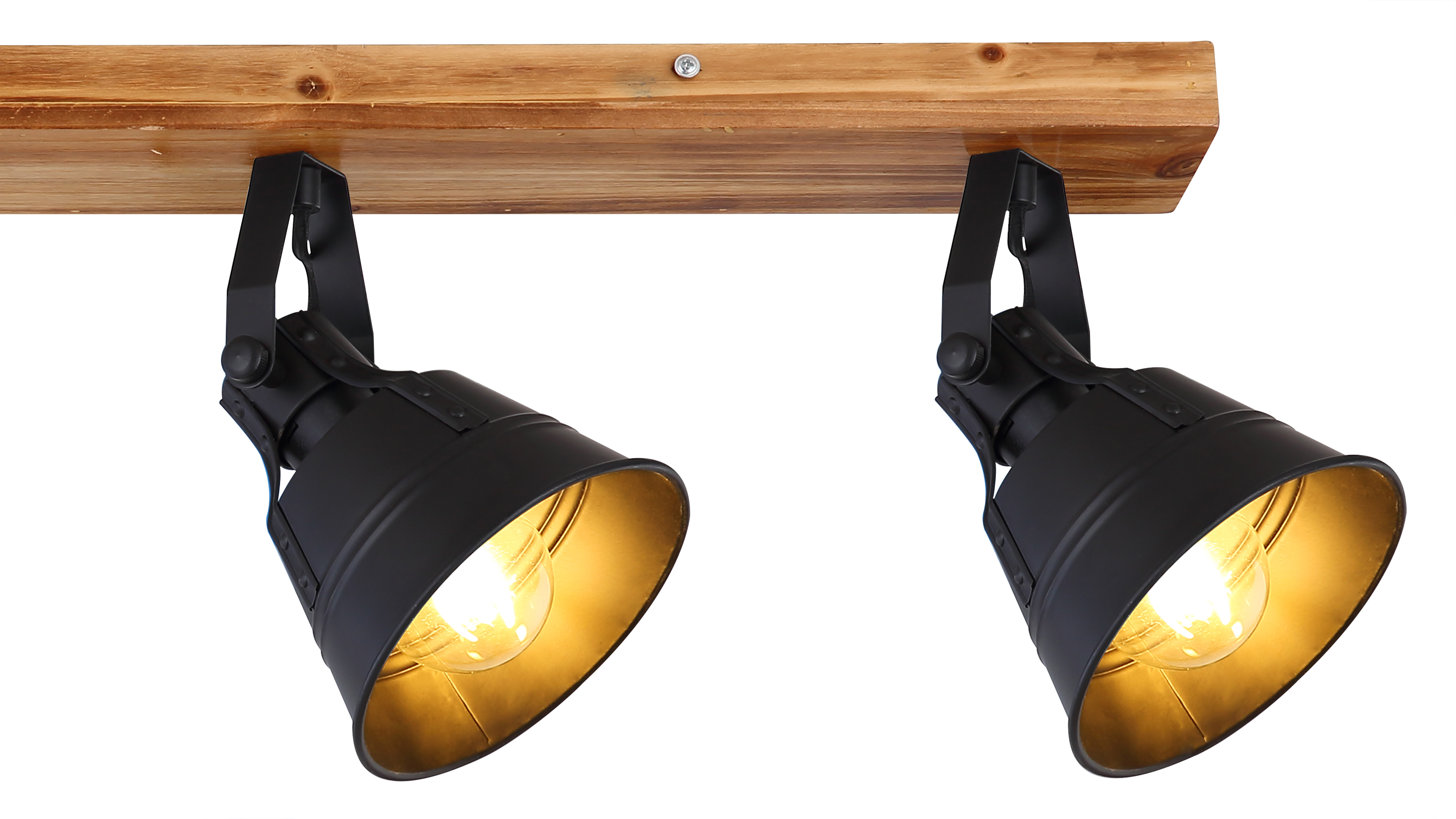 779578-6 Globo Strahler Holz Braun/schwarz vierflammig