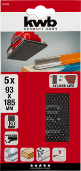 856012-300 Kwb Streifen-Gitterleinen 93 x 185 mm, K120