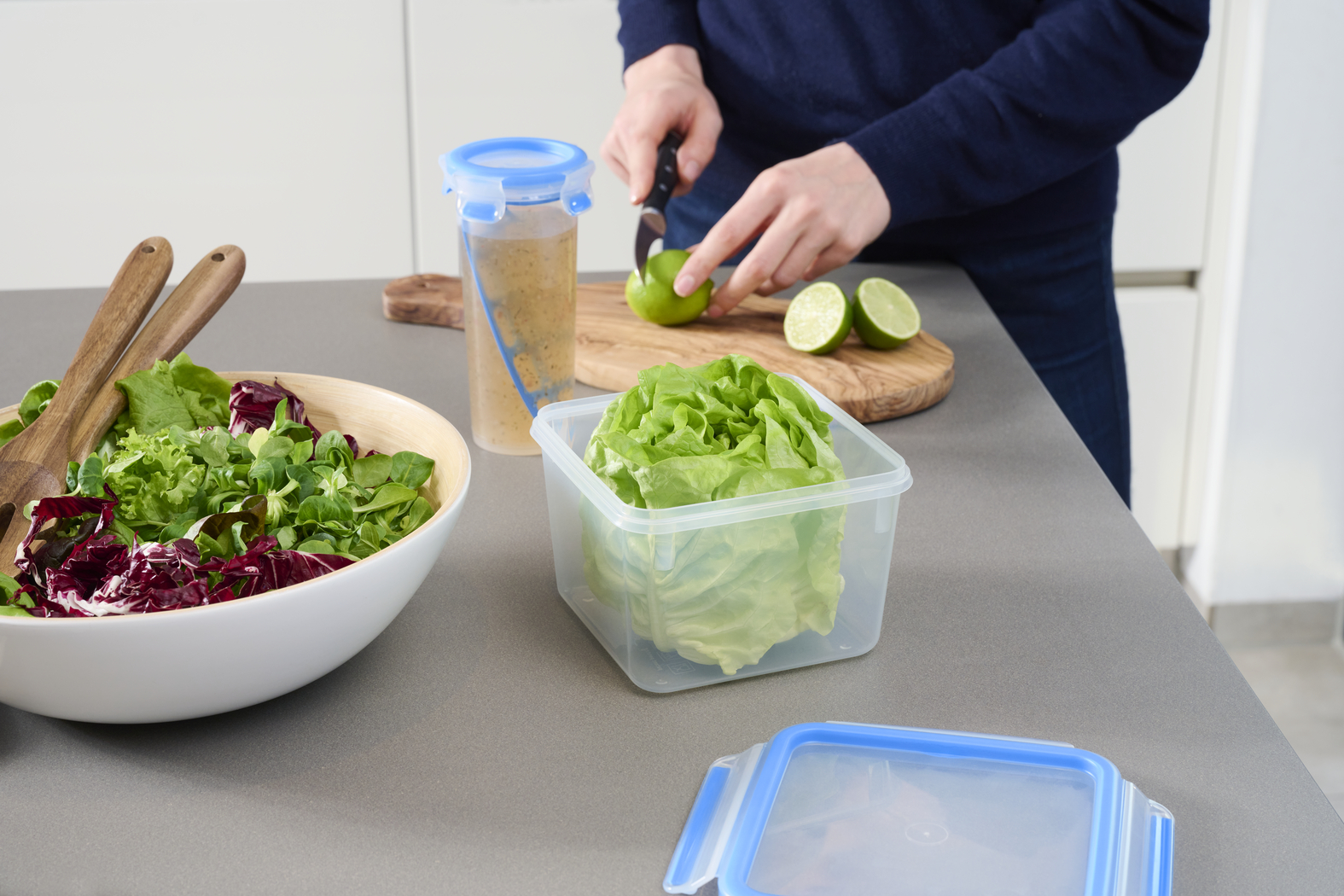 EMSA Clip & Close Frischhaltedose 1,75 L, quadratisch EMSA Clip & Close Frischhaltedose 1,75 L, quadratisch