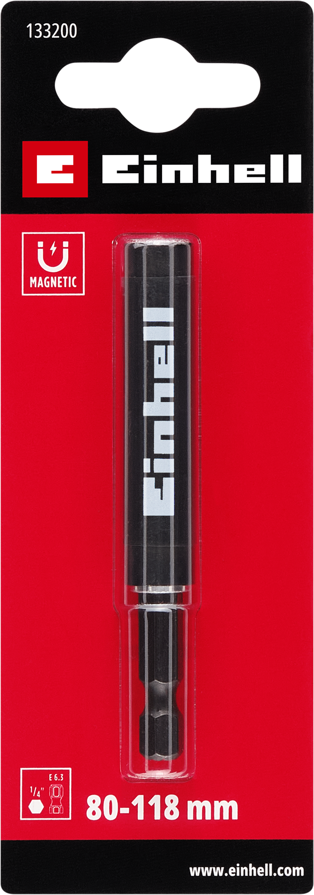 Einhell Ausziehbarer Bithalter, 80-122 mm